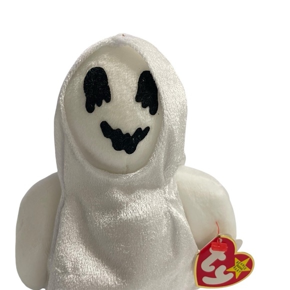 TY Beanie Baby “Sheets” Ghost 1999 Halloween Plush with Tags - Picture 7 of 14